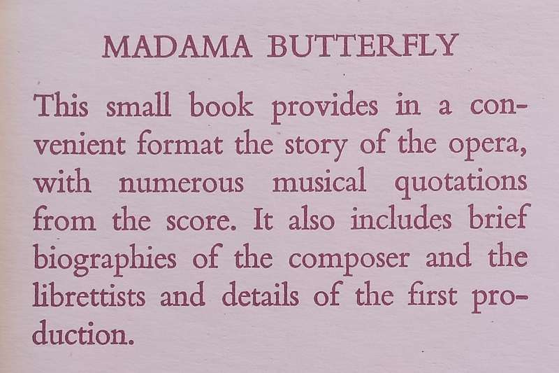 Madama Butterfly (Opera Pocket Books) | Peggie Cochrane & Quita Chavez