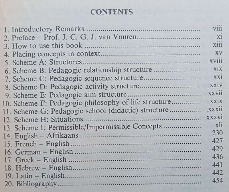 Notes on Fundamental-Pedagogic Concepts: An Introductory Orientation (Afrikaans/English) | C. J. ...