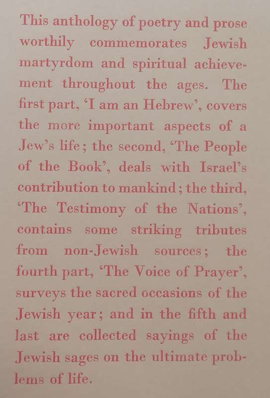 A Book of Jewish Thoughts | J. H. Hertz (Ed.)