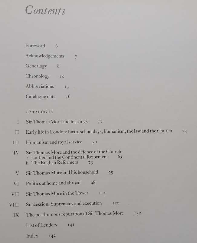 The Kings Good Servant Sir Thomas More (Catalogue to Accompany an Exhibition) | J. B. Tr...