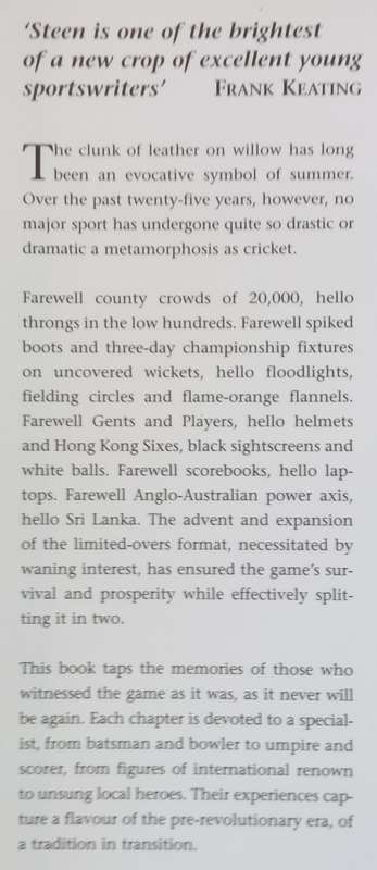 This Sporting Life Cricket | Rob Steen