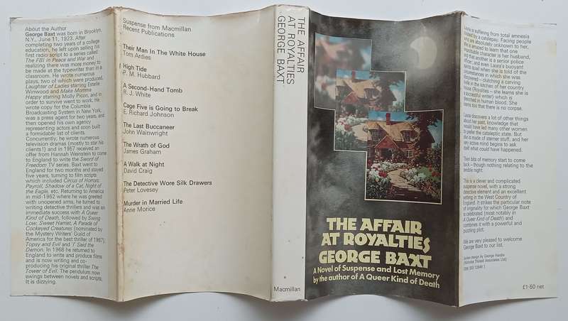 The Affair at Royalties (First Edition, 1971) | George Baxt