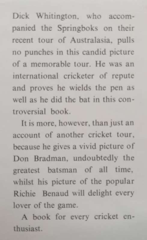 Bradman, Benaud and Goddards Cinderellas | R. S. Whitington