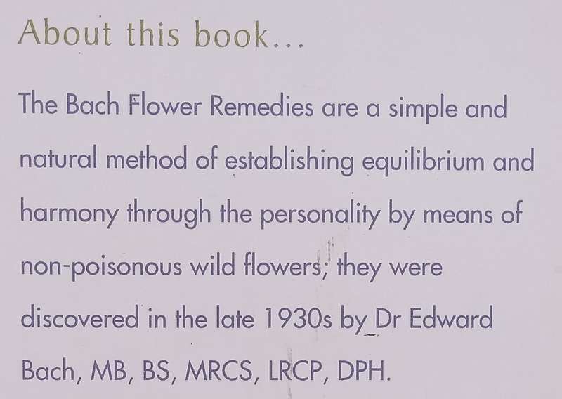 Dictionary of the Bach Flower Remedies: Positive and Negative Aspects | T. W. Hyne Jones