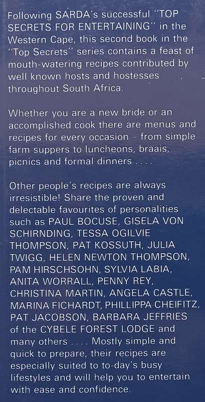 More Top Secrets for Entertaining