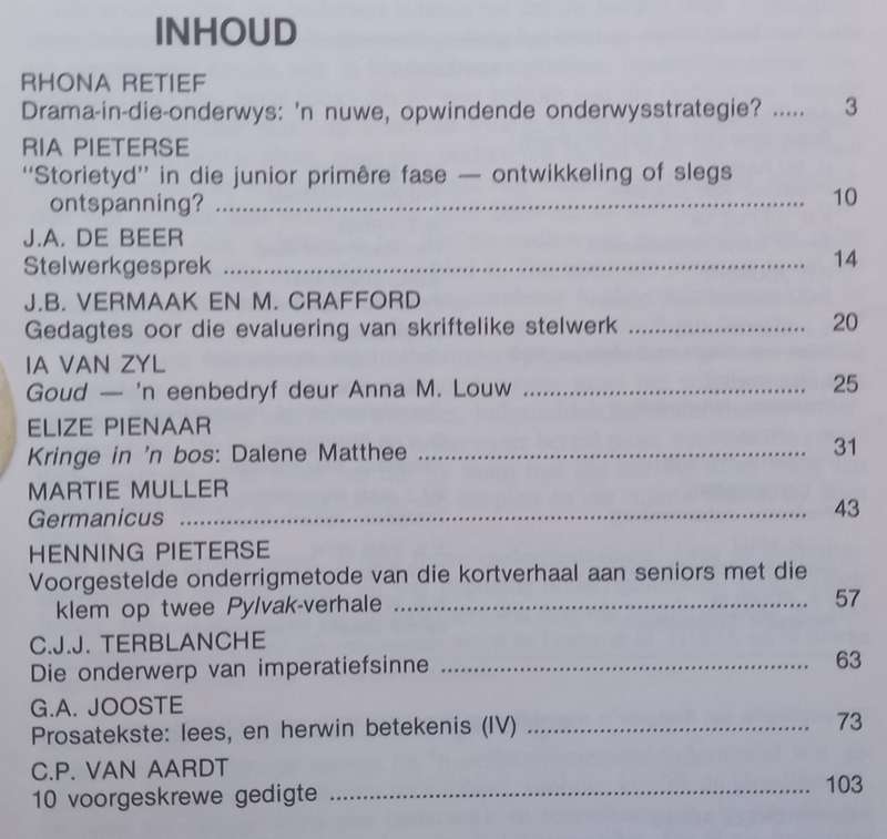 Klasgids (Vol. 22, No. 1, February 1987, Afrikaans)