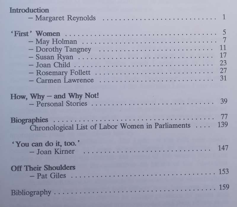 Her Story: Australian Labor Women in Federal, State and Territory Parliaments, 1925-1994 | Margar...
