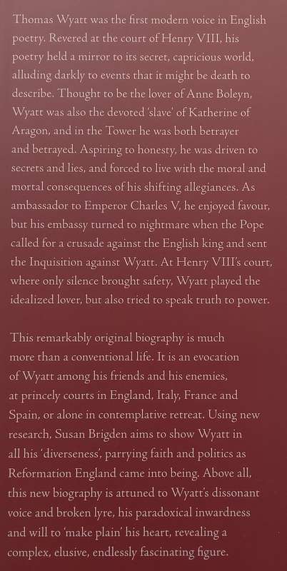 Thomas Wyatt: The Hearts Forest | Susan Brigden