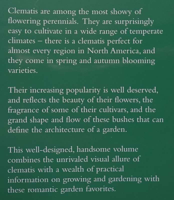 Clematis: Inspiration, Selection, and Practical Guidance | Charles Chesshire