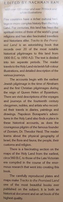 Journeys to the Promised Land: Maps, Diaries and Journals of Travellers to Israel in Ancient Days...