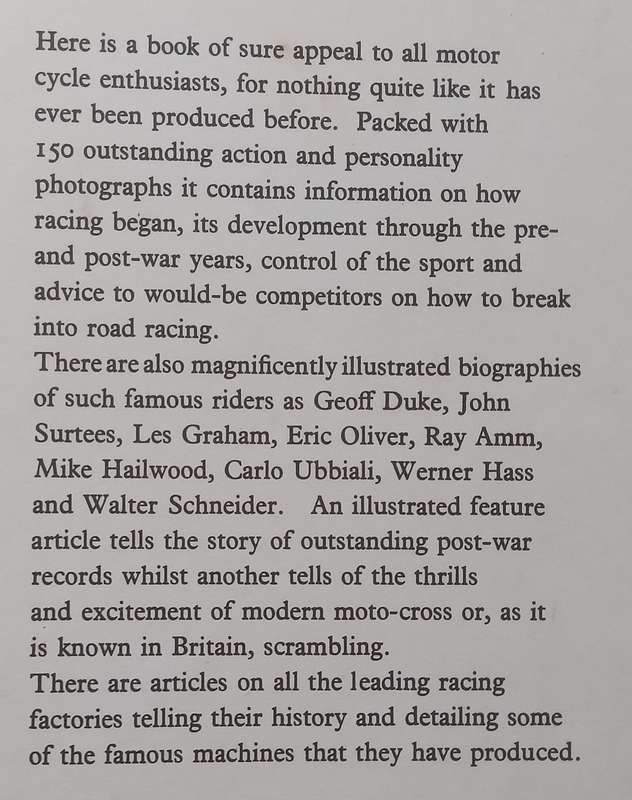 BP Book of Motor Cycle Racing | Murray Walker (Ed.)