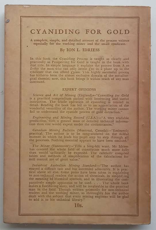 Prospecting for Gold (9th Edition, 1946) | Ion L. Idriess