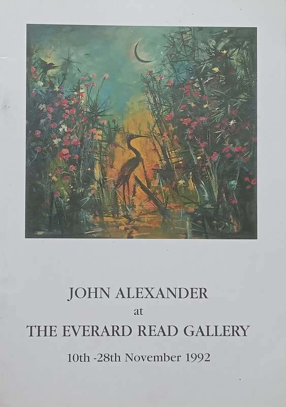 John Alexander at the Everard Read Gallery, November 1992 (Invitation and Information Booklet)