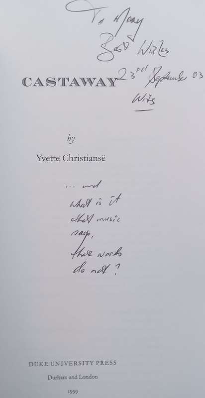 Castaway (Inscribed by Author) | Yvette Christianse