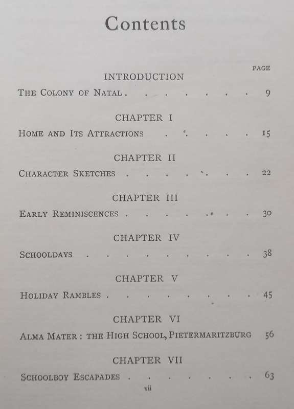 A South African Boy: Schoolboy Life in Natal | Natalian (Pseudonym of Albert W. Baker)