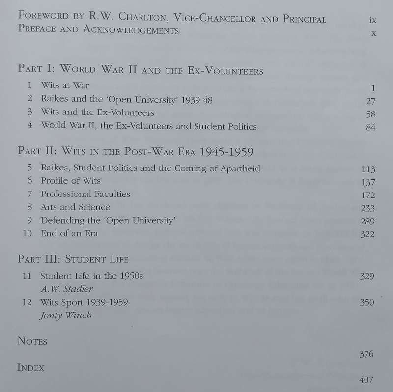 Wits: The Open Years | Bruce K. Murray