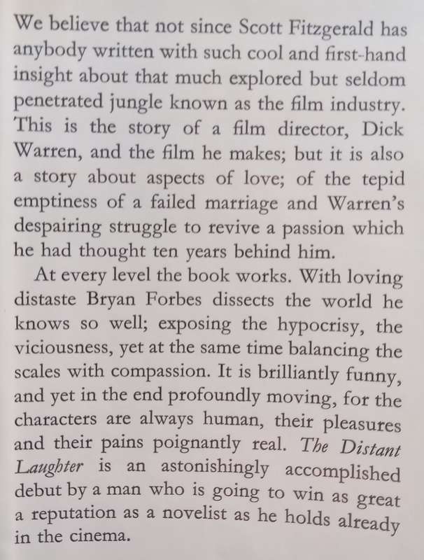 The Distant Laughter (First Edition, 1972) | Bryan Forbes