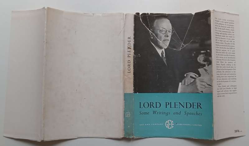 Some Writings and Speeches | Lord Plender