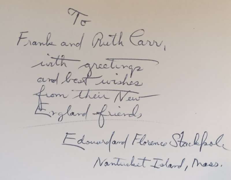 Whales & Destiny (Inscribed by Author to Frank & Ruth Carr, and Signed by Author) | Edouard A. St...