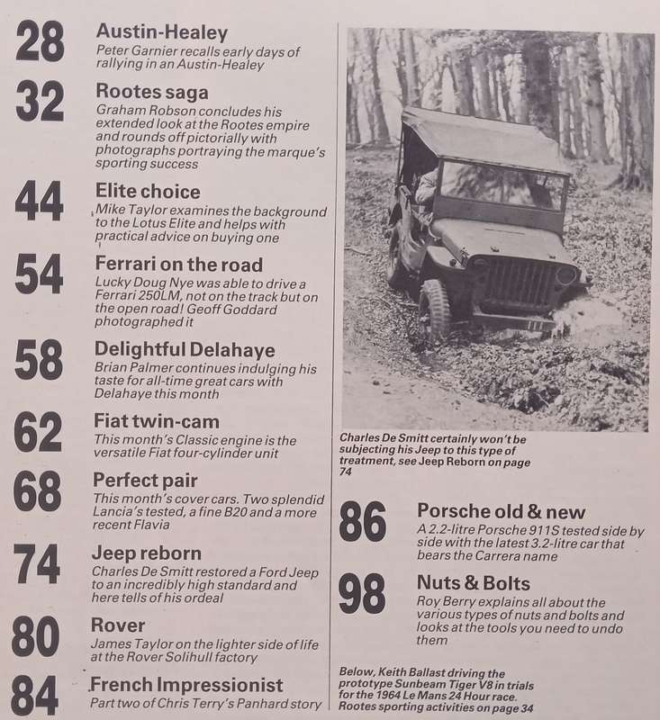 Thoroughbred & Classic Cars (October 1984)