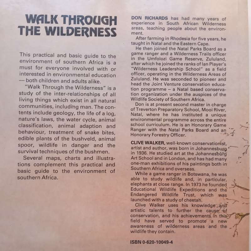 Walk Through the Wilderness (Signed and Inscribed by Co-Author) | Clive Walker &amp; Don Richards