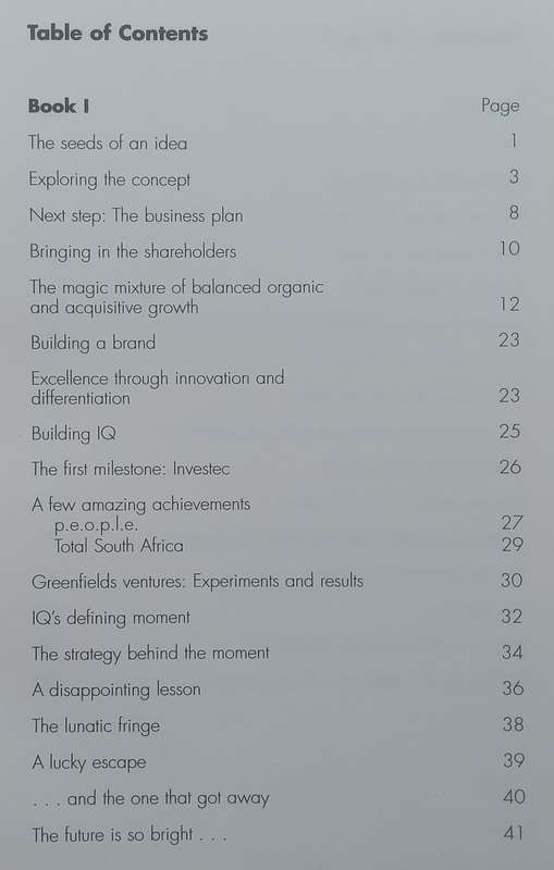 The IQ Story: Meeting the Company (Books I & II) | Sasha Planting