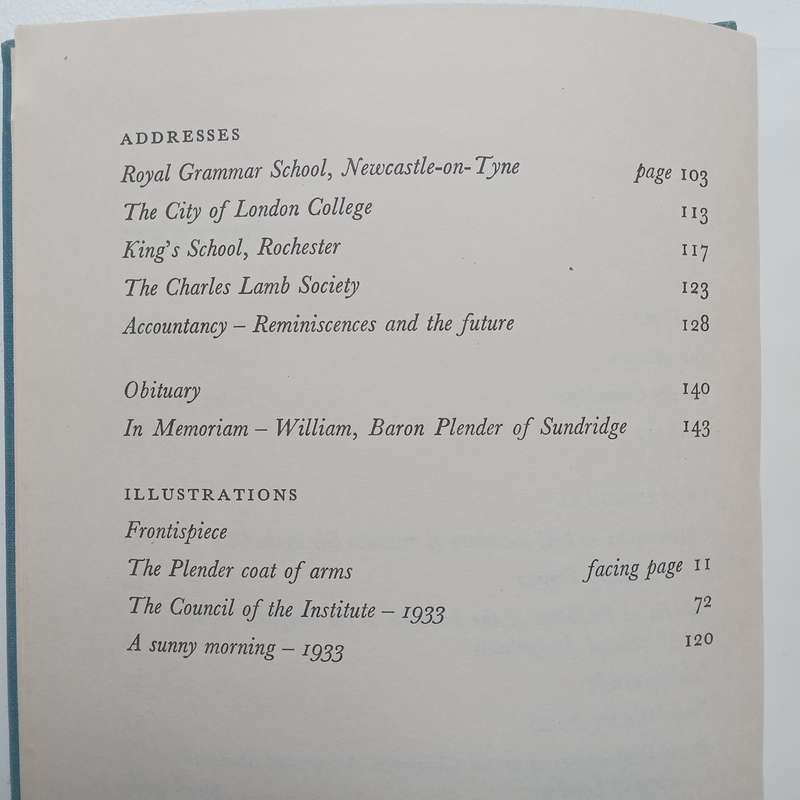 Some Writings and Speeches | Lord Plender