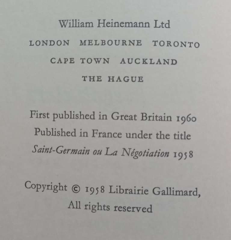 The Negotiators (First UK Edition, 1960) | Francis Walder