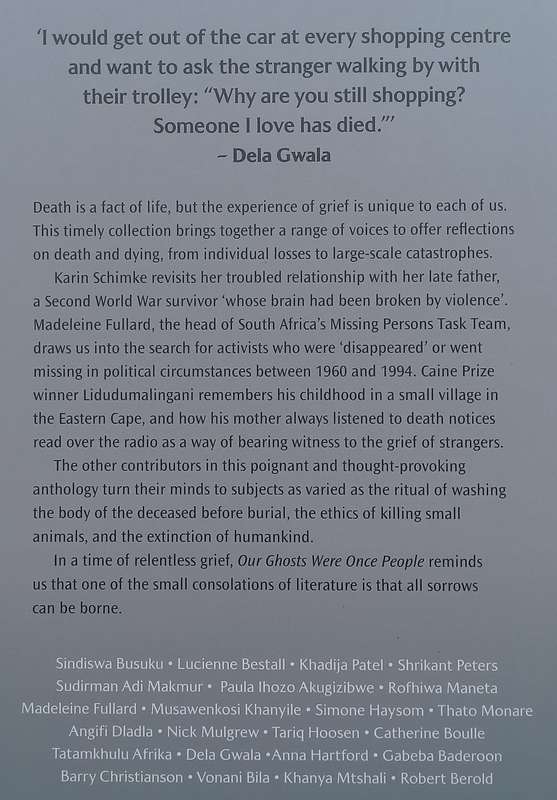 Our Ghosts Were Once People: Stories on Death and Dying | Bongani Kona (Ed.)