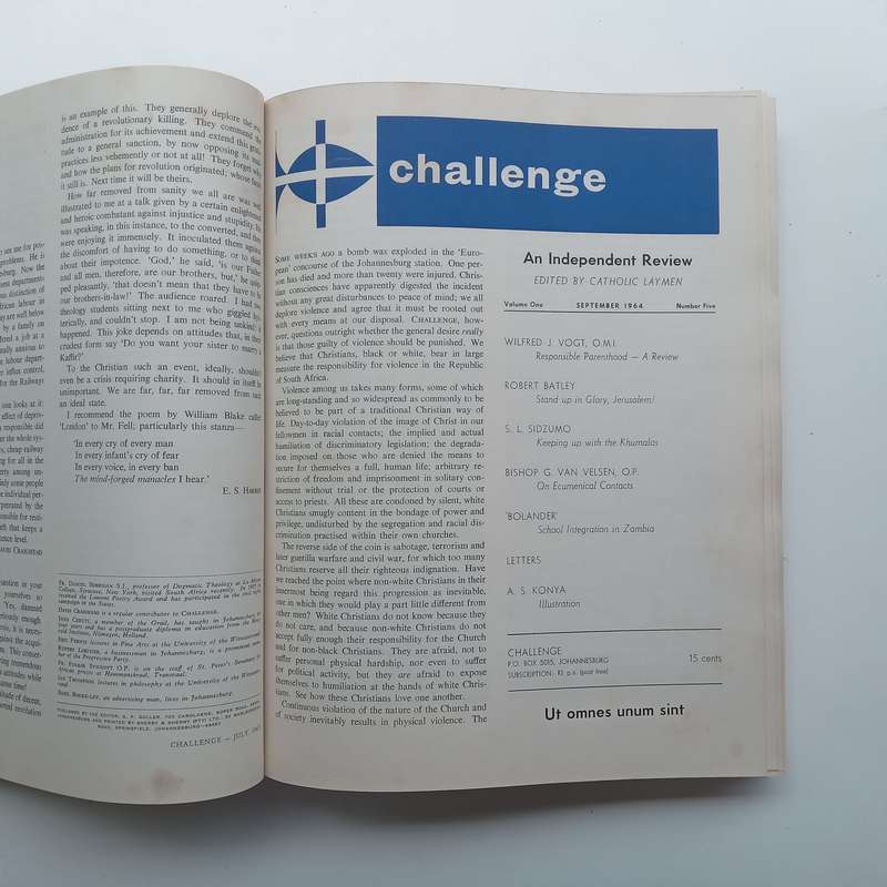 Challenge: An Independent Review (Vol. 1, No. 1  Vol. 6. No. 1)