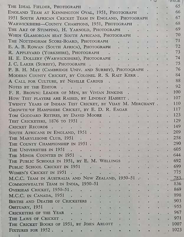 Wisden Cricketers Almanack 1952 (89th Edition) | Norman Preston (Ed.)