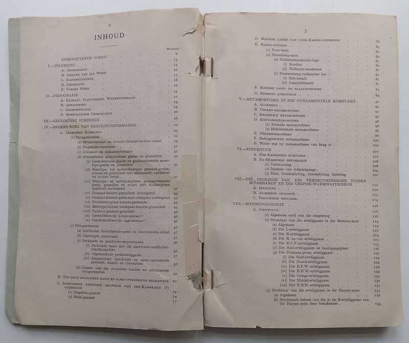 Die Geologie van die Messina-Kopermyne end Die Omliggende Gebied (Afrikaans) | P. G. Sohnge