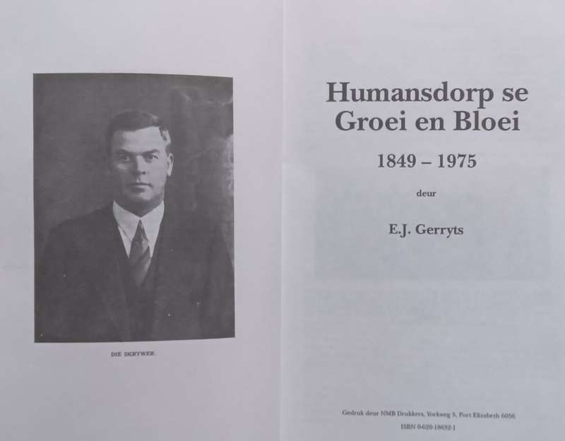 Humansdorp se Groei en Bloei, 1849-1975 (Afrikaans) | E. J. Gerryts
