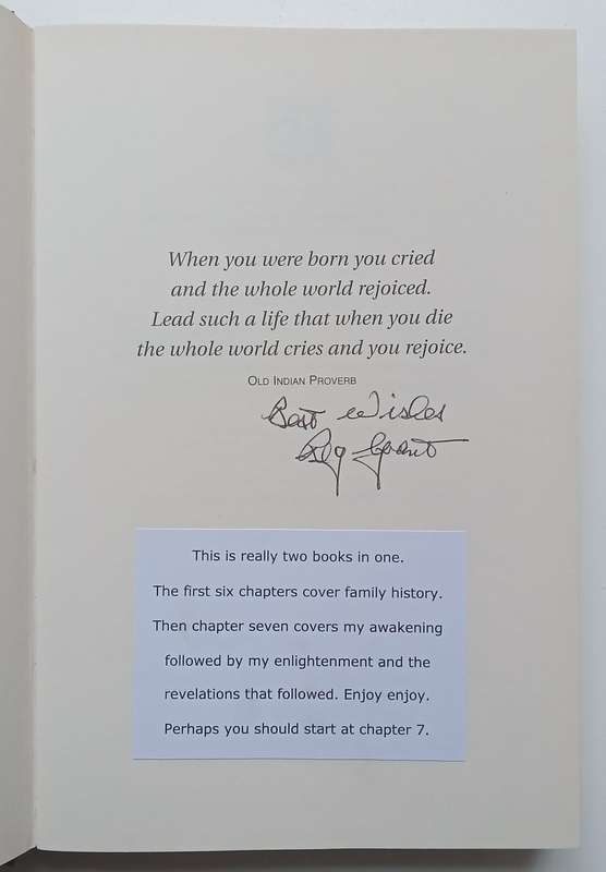 My Restless Spirit (Inscribed by Author) | Reg Grant