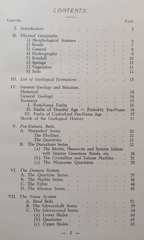 The Geology of the Western Rehoboth (Inscribed by Author) | W. P. de Kock