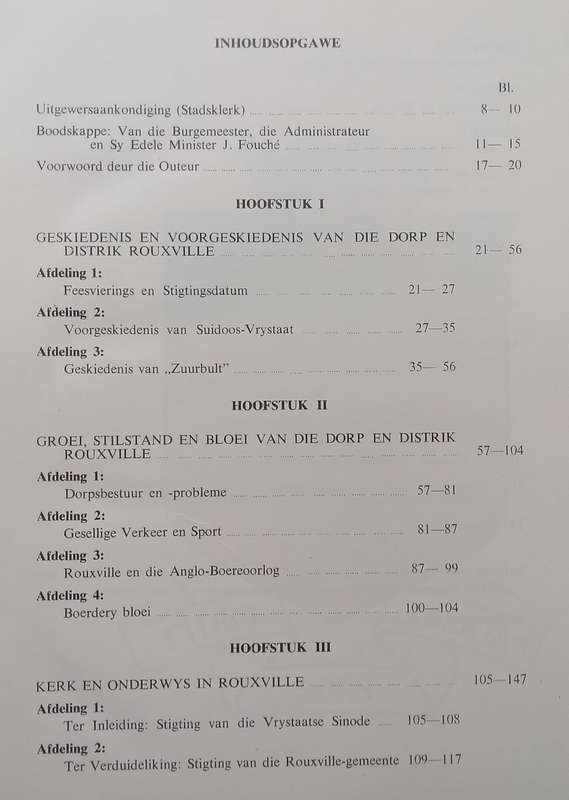 Rouxville, 1863-1963: Eeufeesgedenkboek van die Suidoostelike Vrystaat (Afrikaans) | Prof. Dr. C....