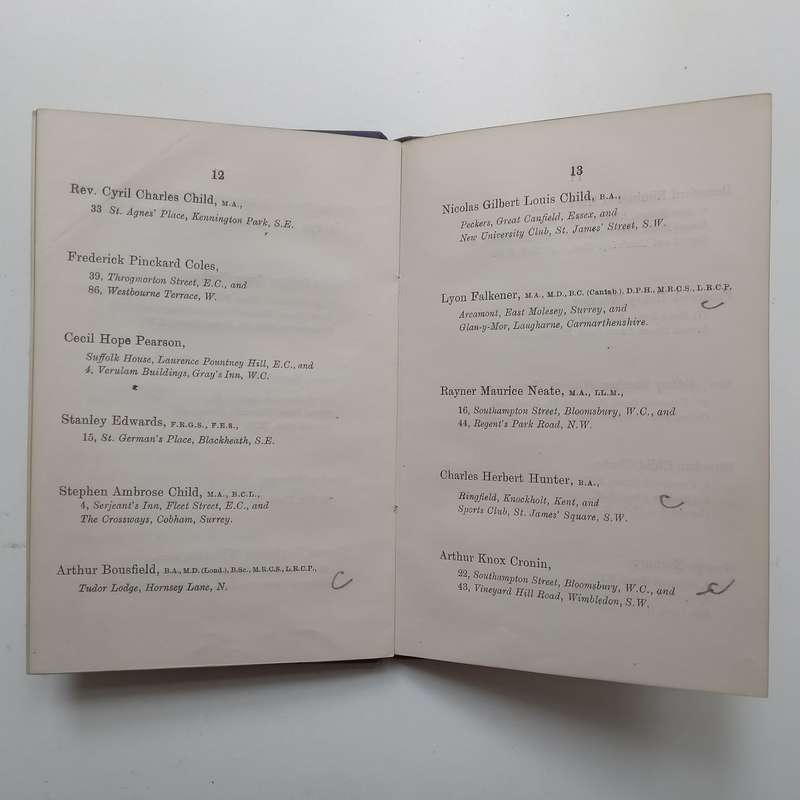 A List of the Master, Wardens, Assistants, and Livery of the Worshipful Company of Clothworkers L...