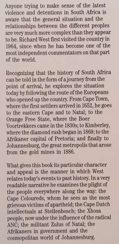 The Diamonds and the Necklace: A South African Journey | Richard West