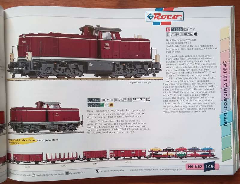 Roco 2000/01 (Catalogue of Model Trains)