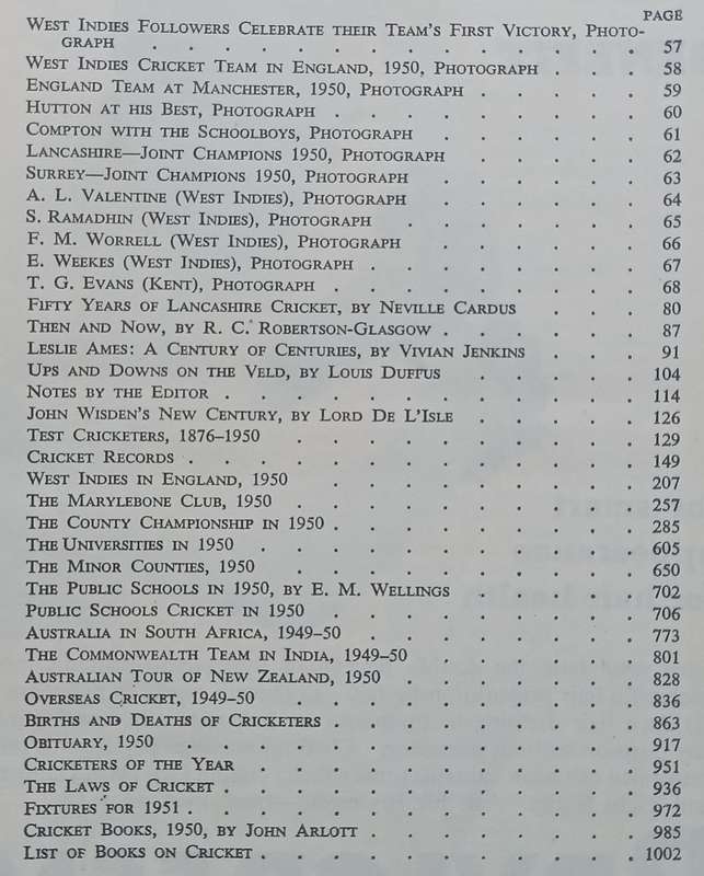 Wisden Cricketers Almanack 1951 (88th Edition) | Hubert Preston (Ed.)