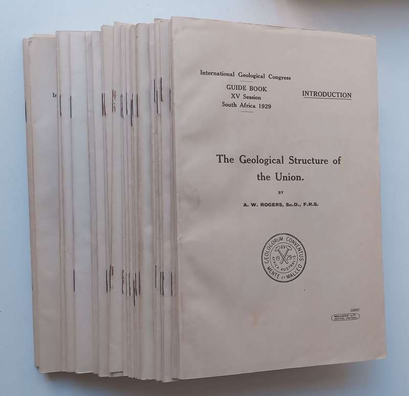 23 Booklets on South African Geology (Issued for the International Geological Congress in South A...
