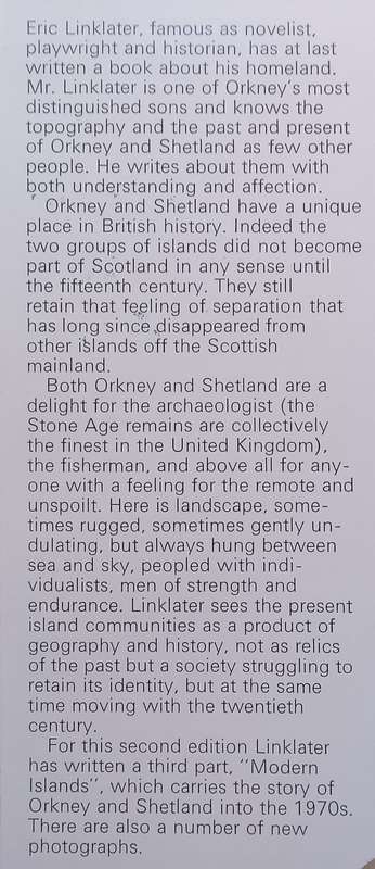 Orkney & Shetland: An Historical, Geographical, Social and Scenic Survey | Eric Linklater