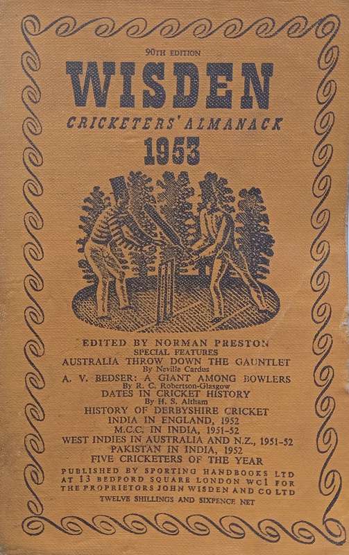 Wisden Cricketers Almanack 1953 (90th Edition) | Norman Preston (Ed.)