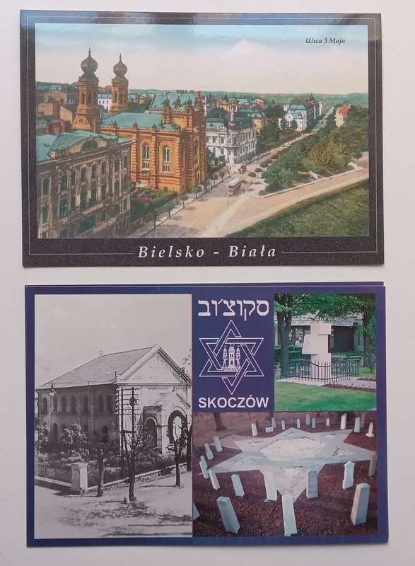 Shadows of the Skoczow Synagogue (With Loosely Inserted Article, Postcard and Information Card) |...