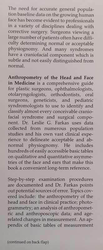 Anthropometry of the Head and Face in Medicine | Leslie G. Farkas