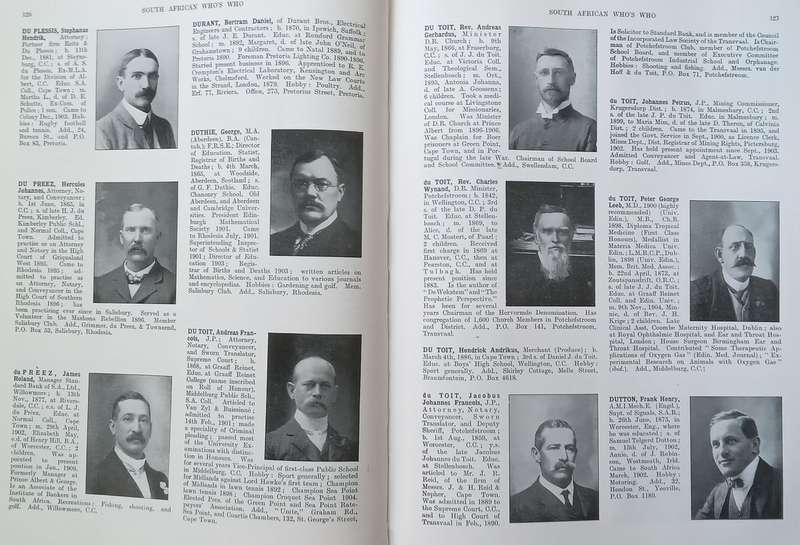 South African Whos Who 1911 | Ken Donaldson (Ed.)