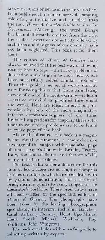 House & Garden Guide to Interior Decoration (Published 1967) | Robert Harling (Ed.)