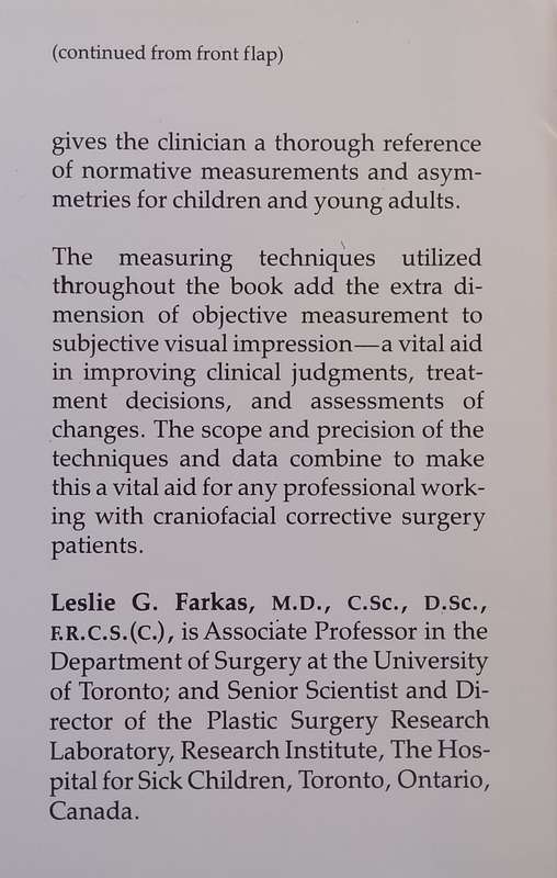 Anthropometry of the Head and Face in Medicine | Leslie G. Farkas