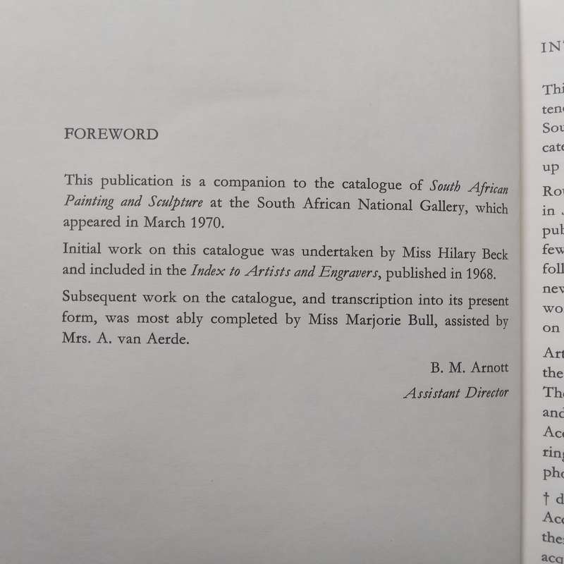 South African Prints and Drawings: Catalogue (South African National Gallery, Cape Town)