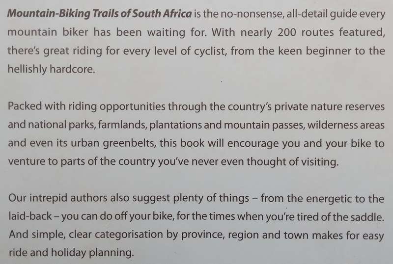 Mountain Biking Trails of South Africa | Jacques Marais & Susanna Mills